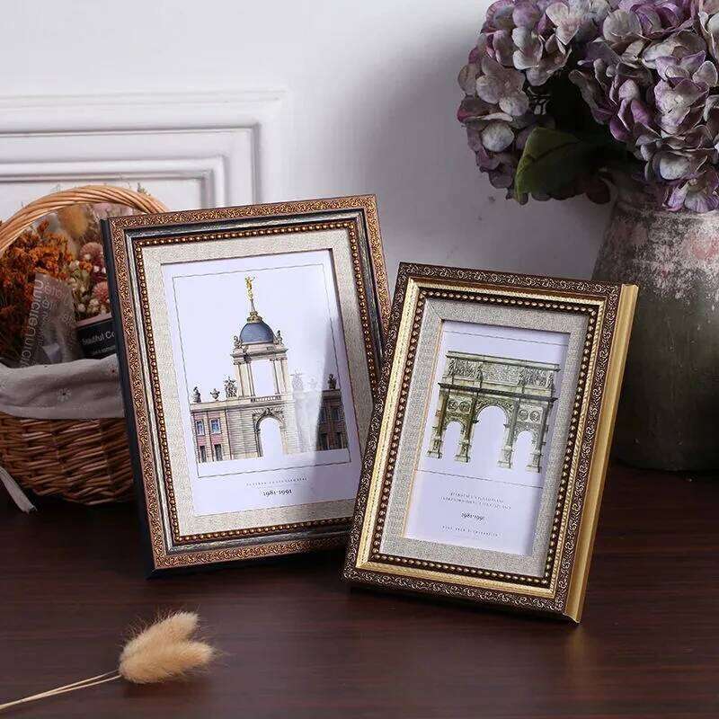 Court Retro Style Home Decoration, Picture Three-Dimensional Photo Frame, New , Office Desktop Ornament S260205