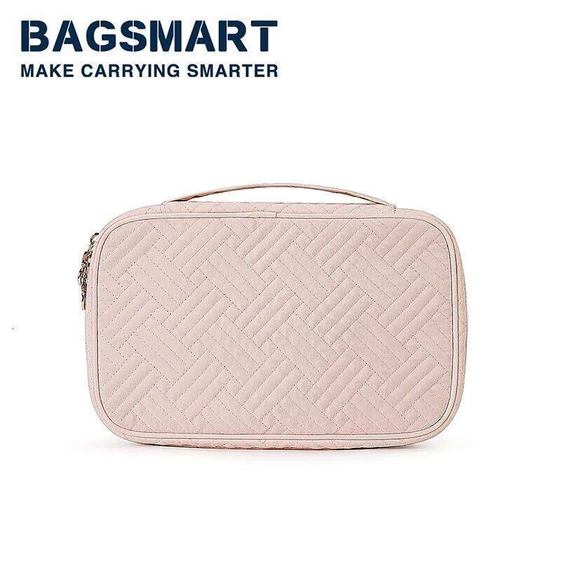 BAGSMART Organizer Case Women Waterproof Travel Jewelry Storage Bag for Necklace Earrings Rings Bracelet Holder Y260206