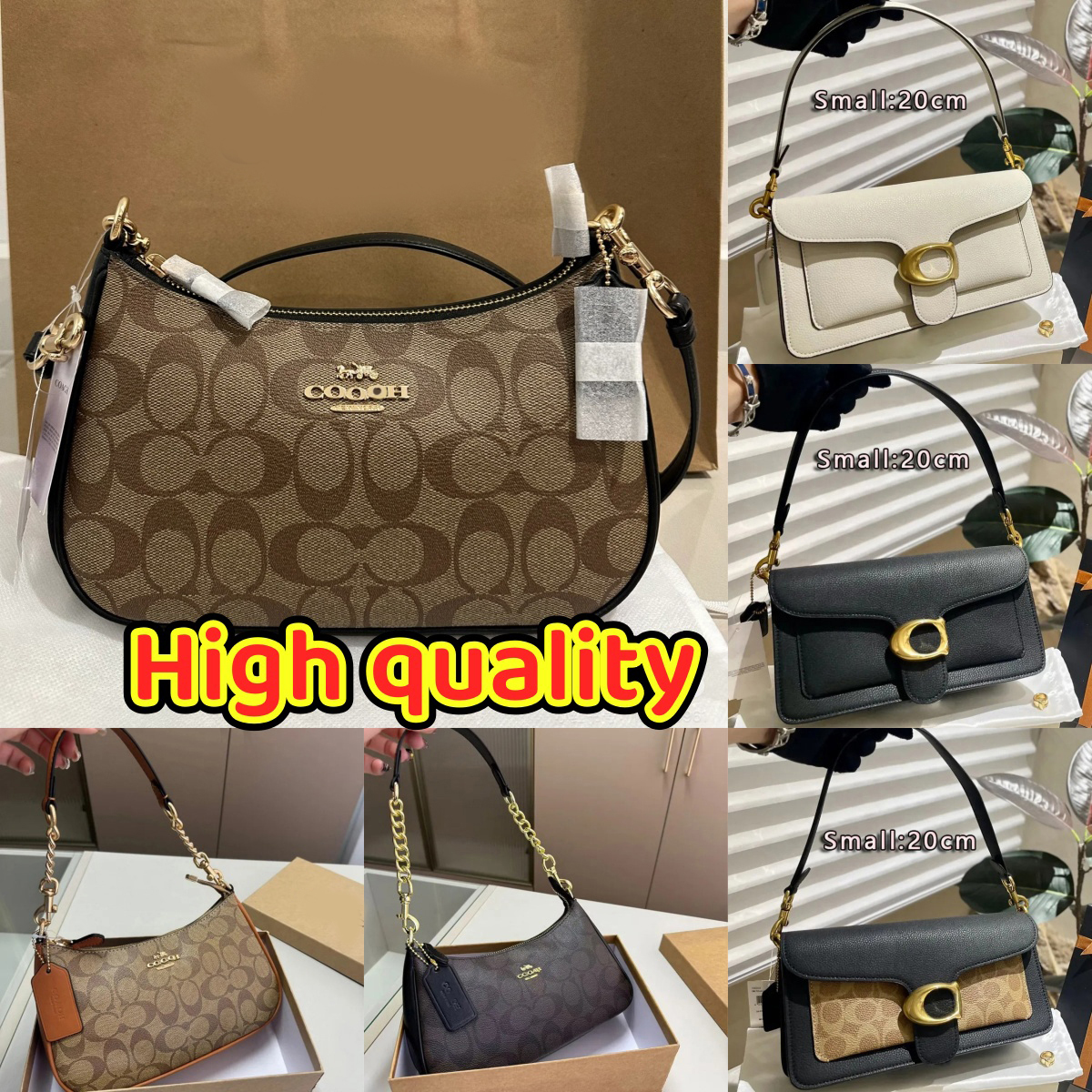 Coa cher teris designer bag winger tabby bag Shoulder bag Hobo Underarm bag Designer bag fashion Women crossbody bag envelope bag flap Luxury handbag High quality