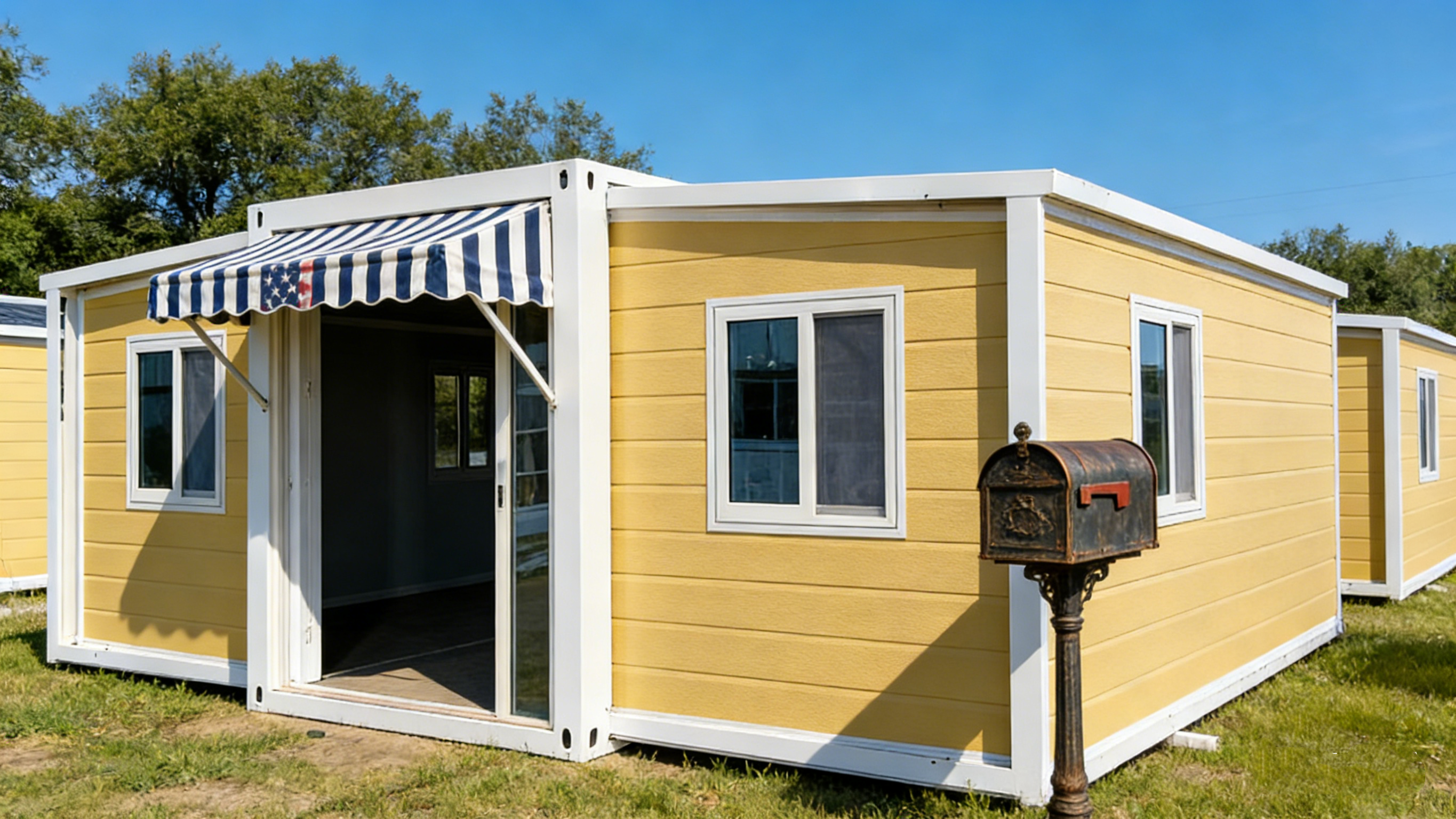 Ready Made 3 Bedroom Prefabricated House Prefab Modular Homes Expandable Container House Tiny Houses