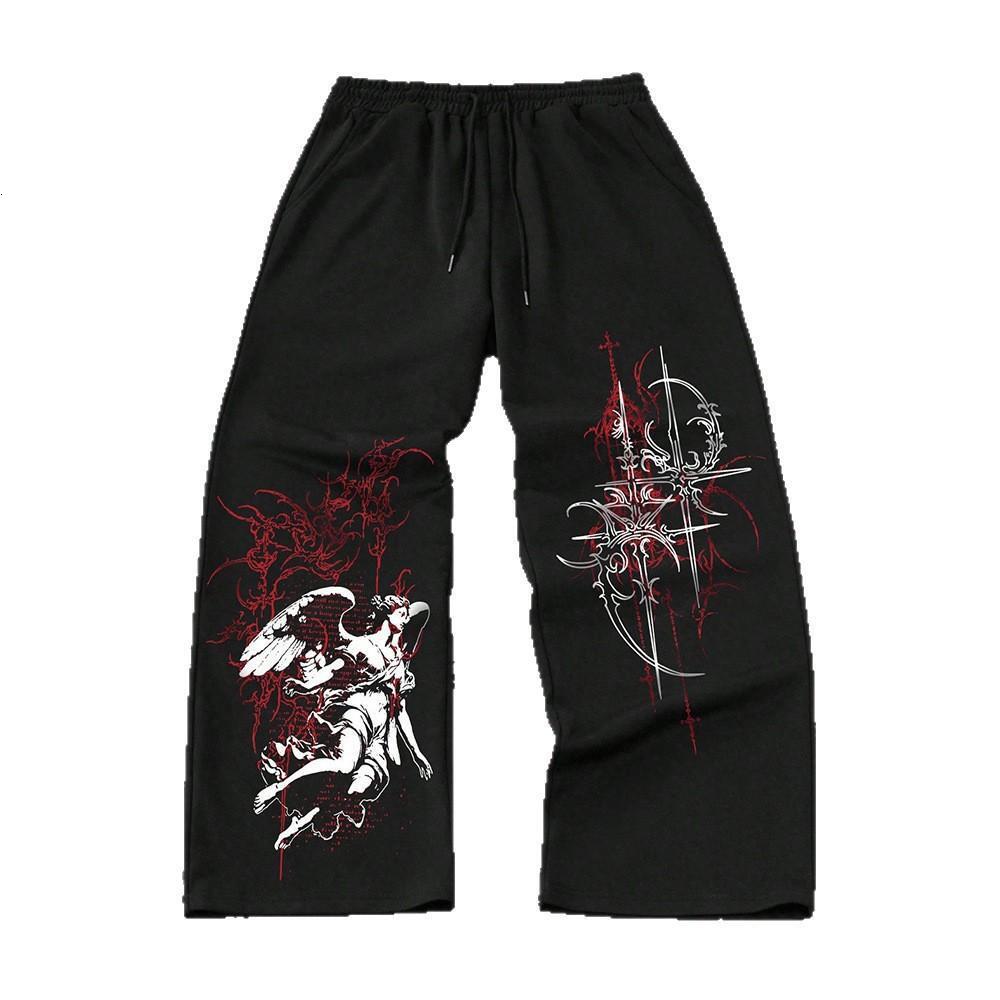 Luxury Brand Designer Clothes Foreign Trade Hip-Hop Trendy Brand Casual Pants For Men Loose Fit Trendy Versatile Pants In Stock Wholesale