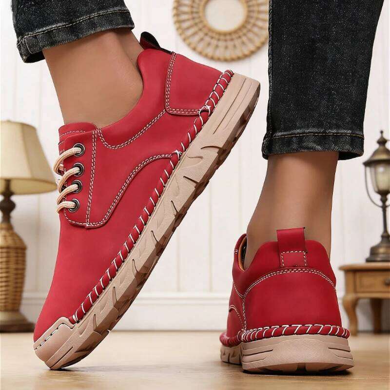 Modern Women's Casual Lightweight Cushioned Non-slip Stylish Daily Loafers Soft Sole Wear-resistant Versatile Shoes Women