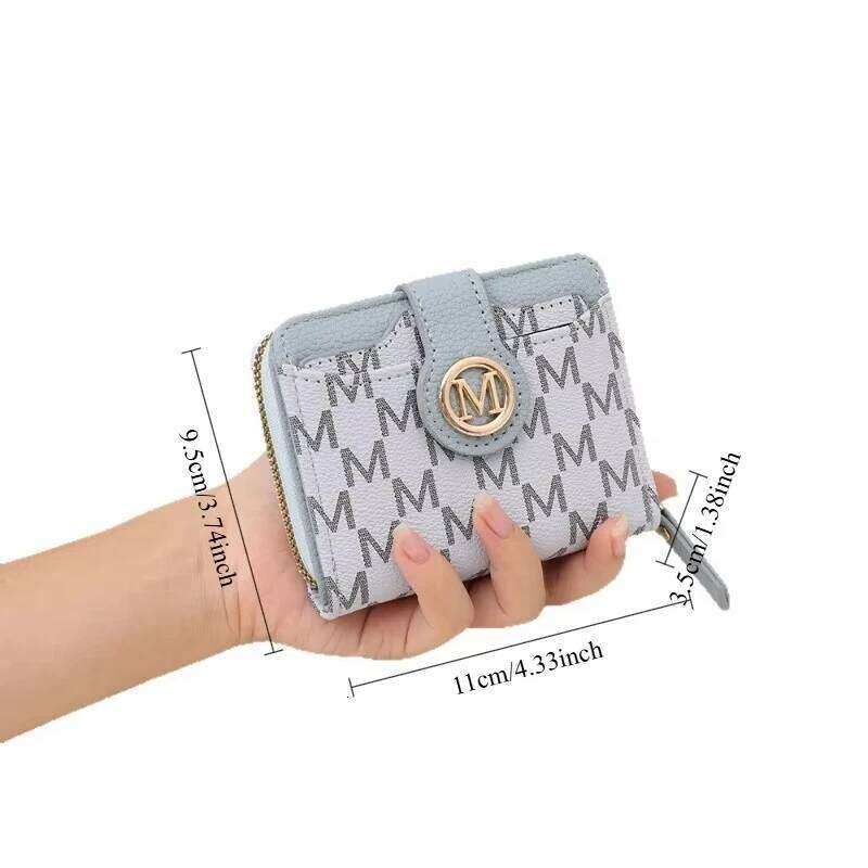 Women's Wallet for Multiple Card Slots, Cash Pocket, Retro Style Mini Purse, Minimalist Charm, Travel Accessory, Daily Y260206