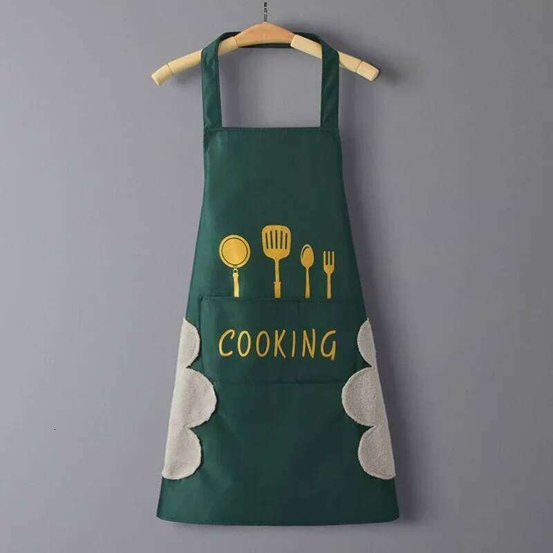New in Waterproof Oilproof Household Cooking Baking for Men Women Lightweight and Durable Kitchen Apron S260205