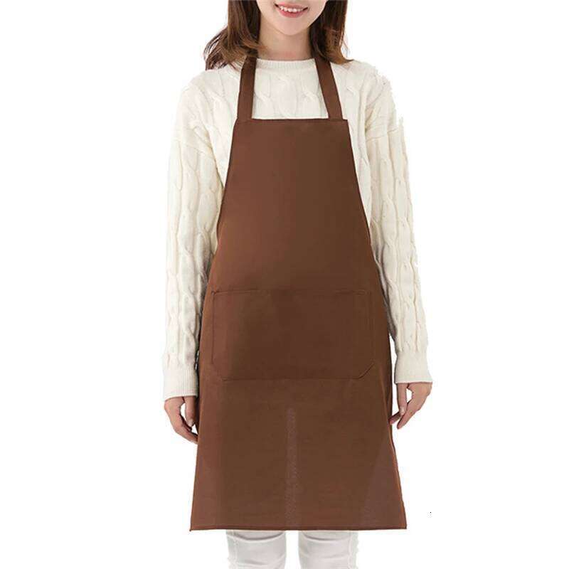 Cooking Kitchen for Women Men Solid Color Chef Waiter Coffee Shop BBQ Hairdresser Sleeveless Antifouling Apron S260205 ef4