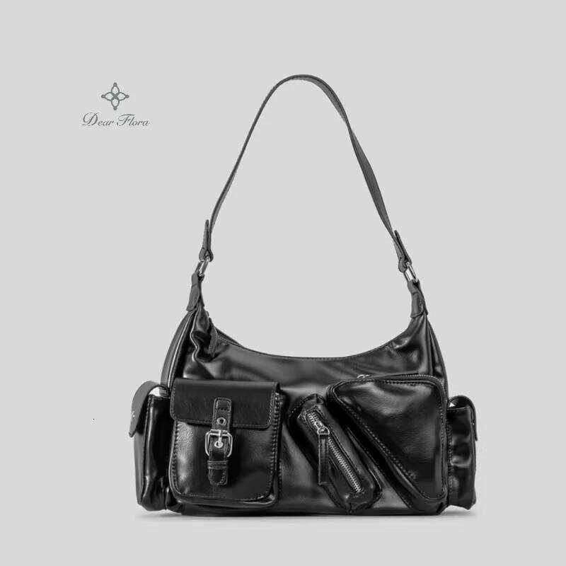 Women's Y2K New Locomotive Package Luxury Designer Handbags Purses Fashion Large Capacity Multiple Pockets Shoulder Underarm Bag Y260205