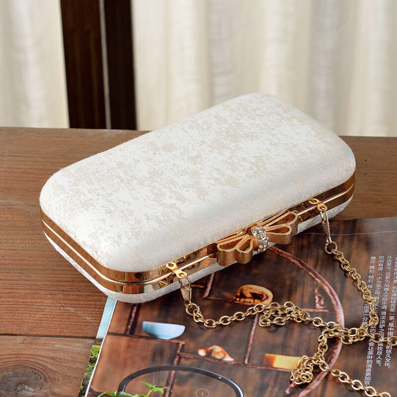 New Fresh Fairy Bow Camellia Embroidery Hanfu Ancient Style Single Shoulder Crossbody Cheongsam Banquet Bag MASA