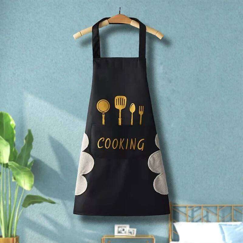 1PC Waterproof Can Wipe Hand Cooking Cleaning Oilproof Unisex Household Durable Sleeveless Kitchen Apron New S260205
