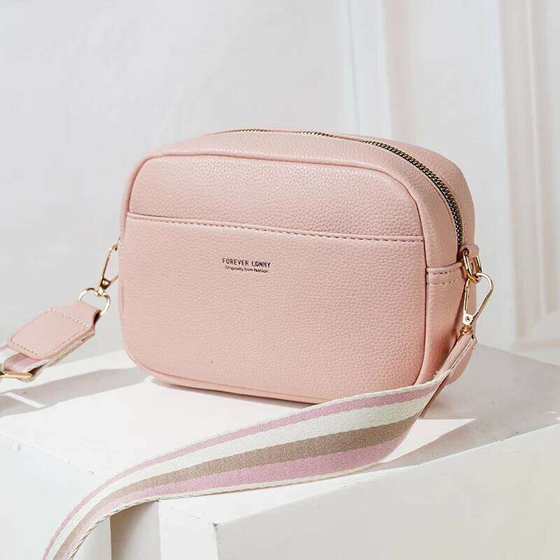 LONNY Women's New Trend Cross border Foreign Trade Solid Color PU Crossbody Single Shoulder Small Bag XJ260129