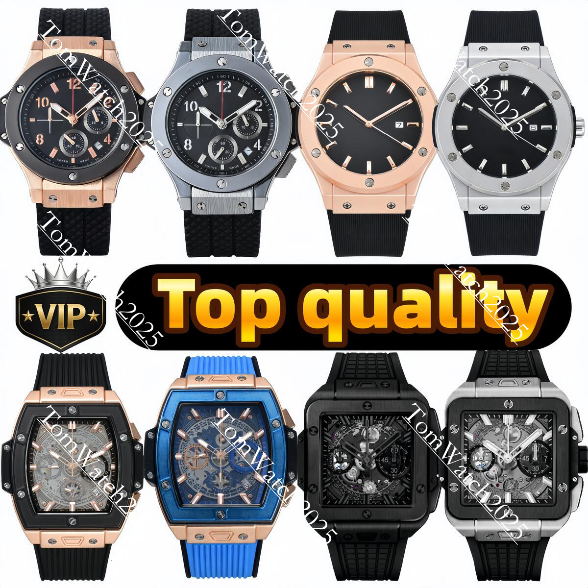 AAA Mens Hublotxly Watches Man Bigbang Top Quality Luxury Designer Classics Watch Man Watch Woman Watch Superclone Watch Quartz Mechanical Automatic Watch Box b30 0