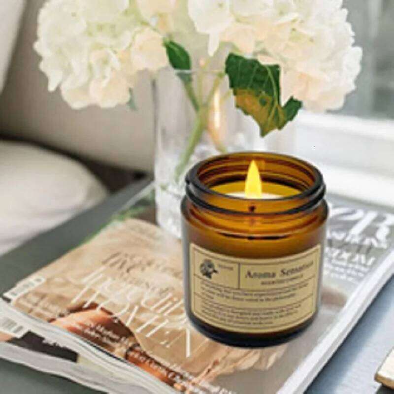 Smokeless soy wax can be lit 30 hours. It is suitable for emergency situations, aromatherapy, and lighting purposes. H260205