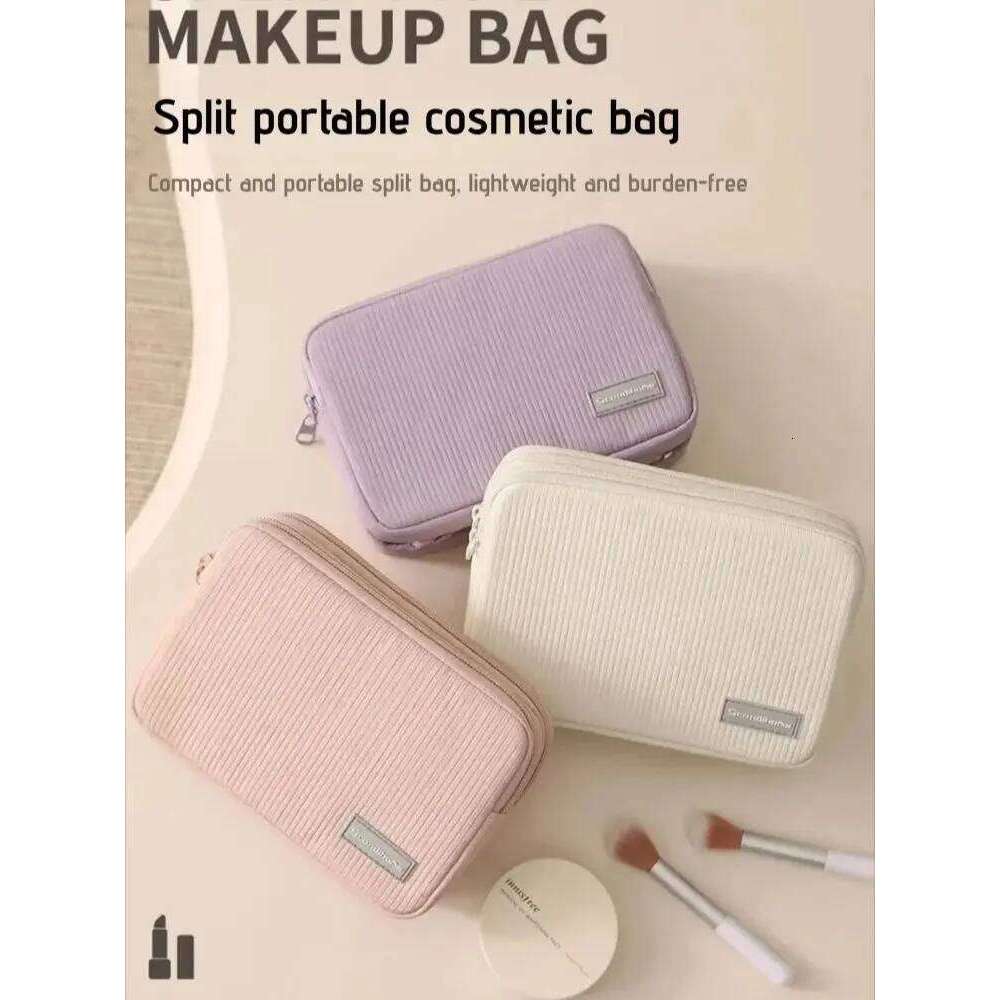 Travel Makeup Cosmetic Organizer Waterproof Toiletry Bag Large Capacity Clear Pocket Portable Storage for Women Y260206