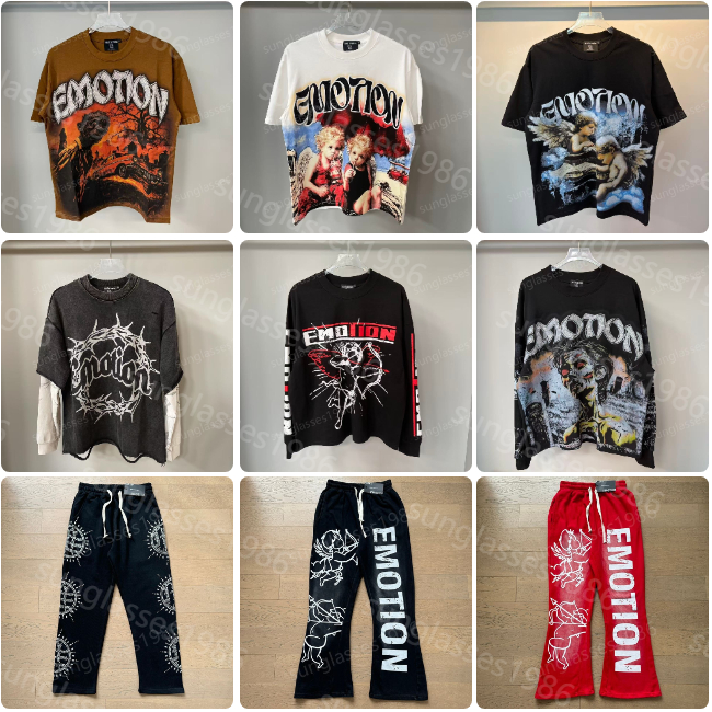 Designer's top mixed emotion Men's shirtsshorts Boxy Fit Clothing MIXEDEMOTION Skulls Print ShirtSummer Breathe clothes MenWomen High QualityCasual T-shirt