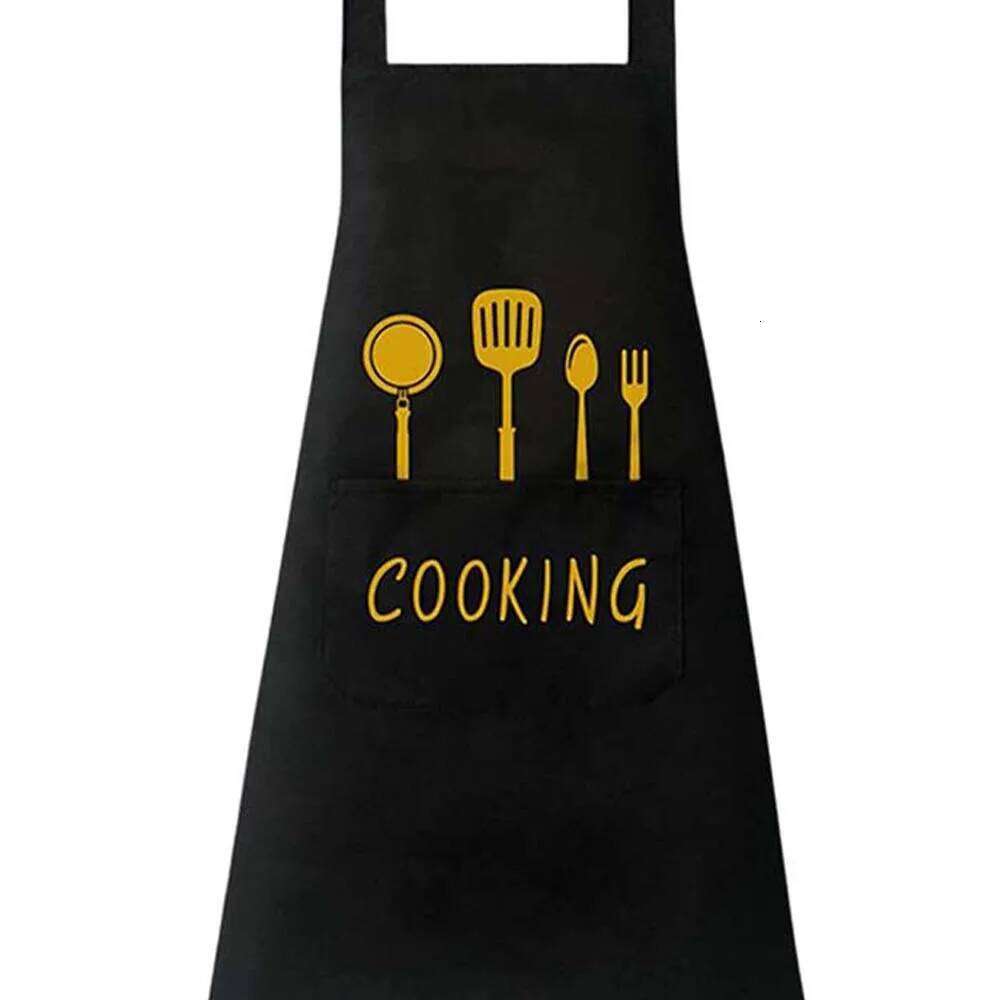 Cooking Home 1Pcs Pvc Girdle New Waterproof And Oilproof Kitchen Aprons For Woman Men Chef Work Apron S260205