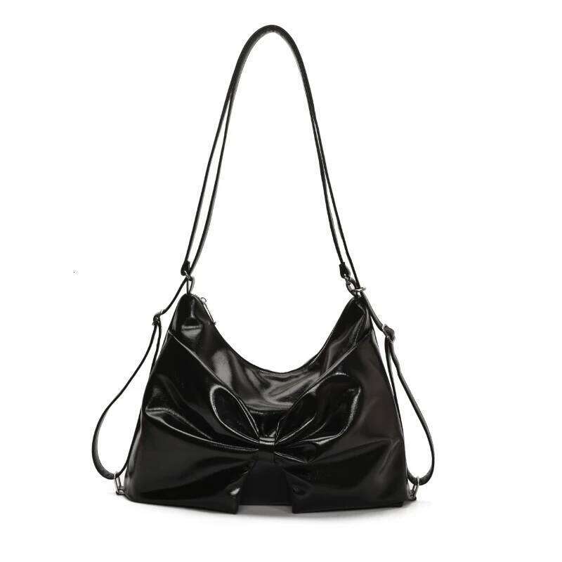 Butterfly Knot Shoulder Bags for Woman 2025 New Trendy Fashion Versatile Commuter PU Backpack and Crossbody Bag Mochilas Mujer Y260205