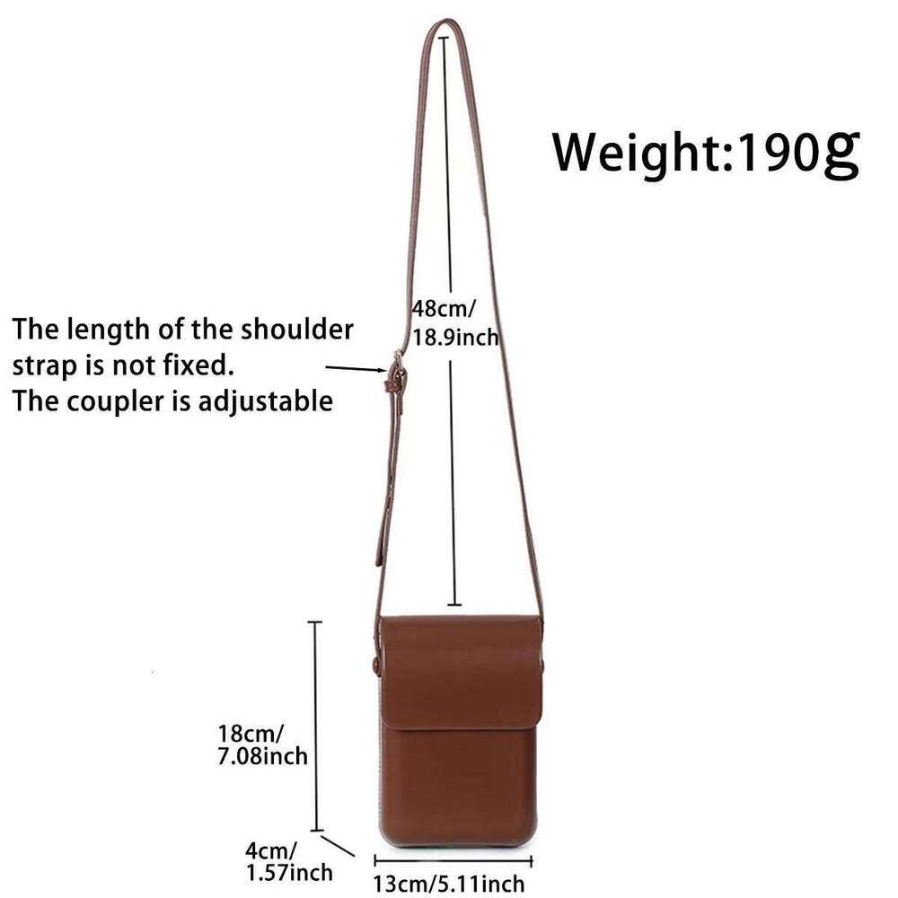 Versatile vertical Japanese and Korean simple flip phone commuting PU leather crossbody bag, square single-shoulder bag XJ260129