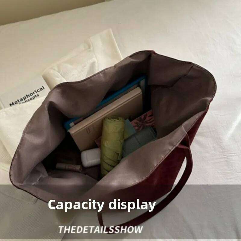 Leopard Print Vintage Suede Top Handle Texture Simple Shoulder Bag Large Capacity Women Casual Tote Versatile Storage Bags Y260205