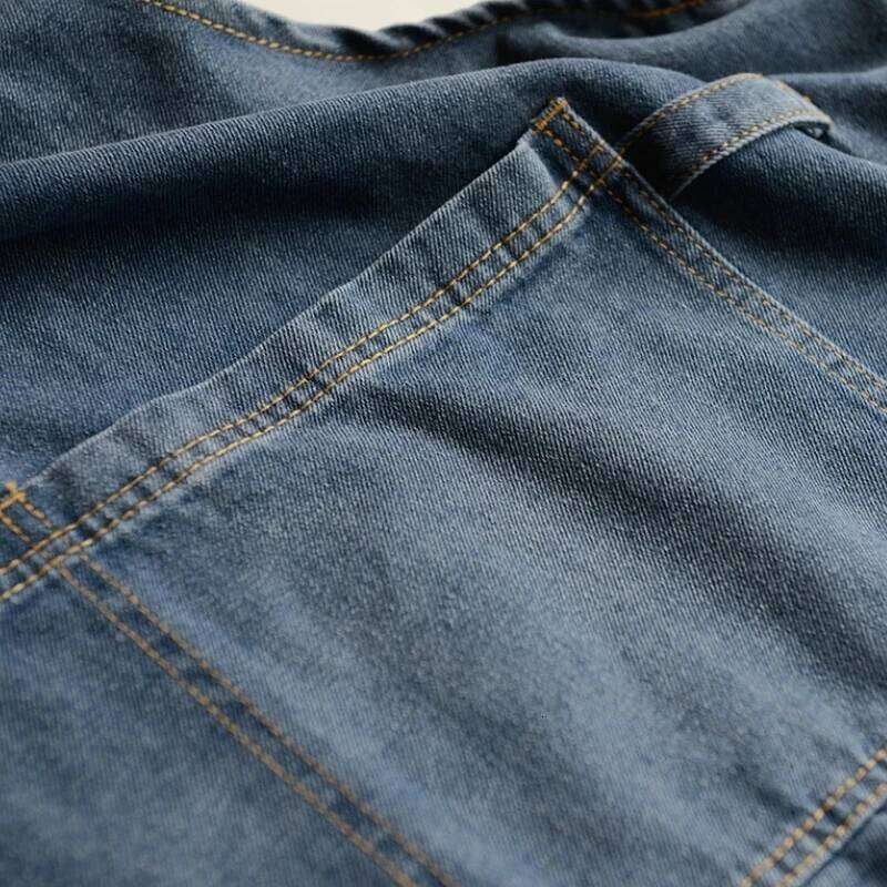 Denim Cotton Korean Canvas Antifouling Home Cleaning Kitchen Cooking Work Clothes Barber Apron Leisure Gardening Baking S260205