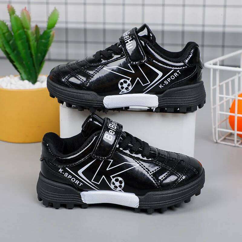 for Kids 2024 New Children Football Cleats Fashion Firm Ground Soccer Shoes 26Y0206