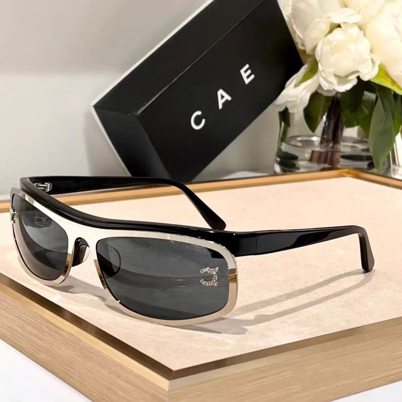 Luxury designer sunglasses for women fashion mirror full diamond LOGO sunglasses UV protection outdoor ski beach sunglasses travel essential exquisite box