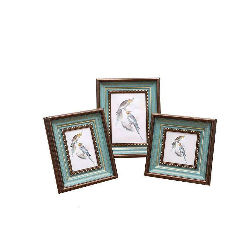 Vintage European Style with Free Photo Printing Elegant Table Display 6 7 8 10inch A4 Picture Frame Home Decor S260205