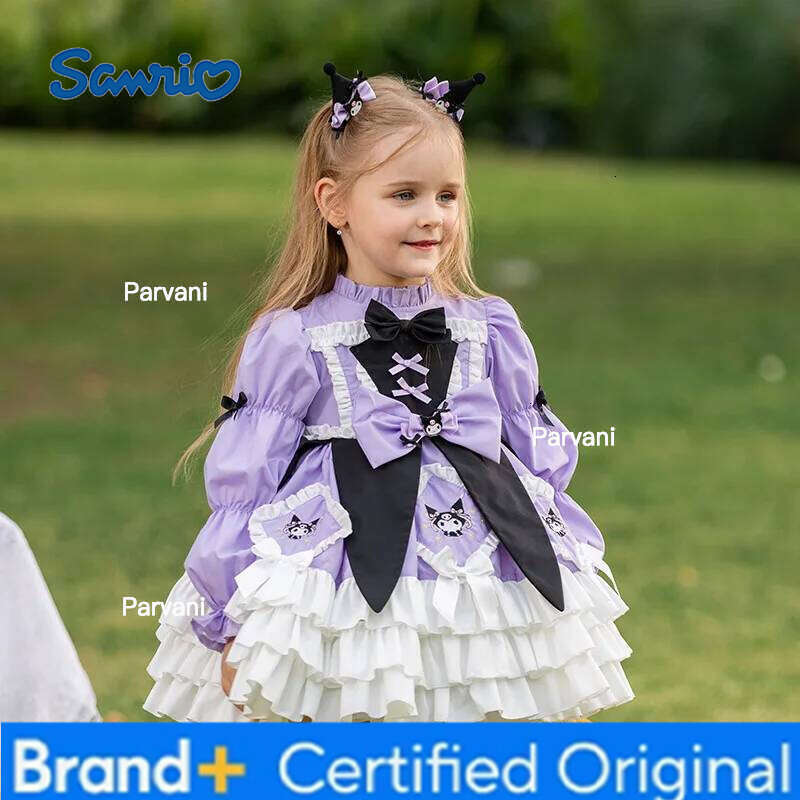 Sanrio Baby Girls Spring Lolita Dress for Birthday Easter Party Clothes Children Spanish Dresses Infants Turkish Boutique Ball Gowns H260206 - view 3