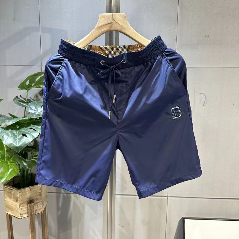 Luxury Brand Designer Clothes Summer Thin Embroidered Men's Shorts Trendy Quick-Dry Five-Point Casual Pants Fashion Slim Loose Breathable Beach S