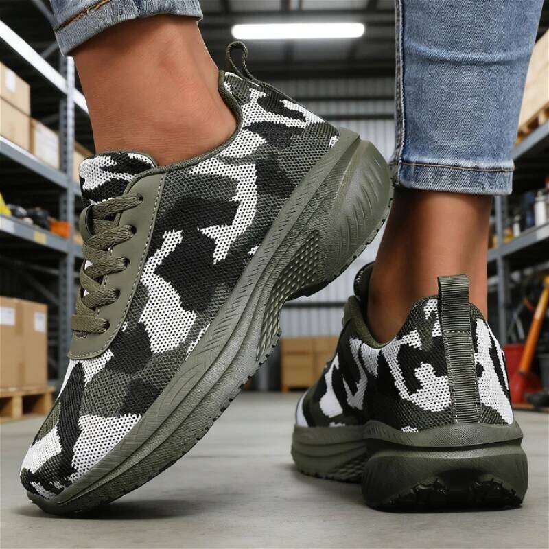Modern Camouflage Women's Casual Shoes Breathable Platform Non-slip Sneakers Lightweight Mesh Comfort Footwear for Women