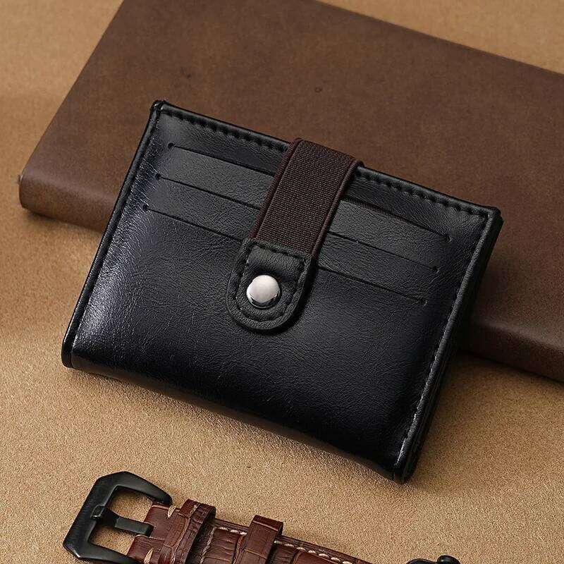 Men Soft Leather Multi Card Slot Vintage Small Wallet for Male Student Y260206