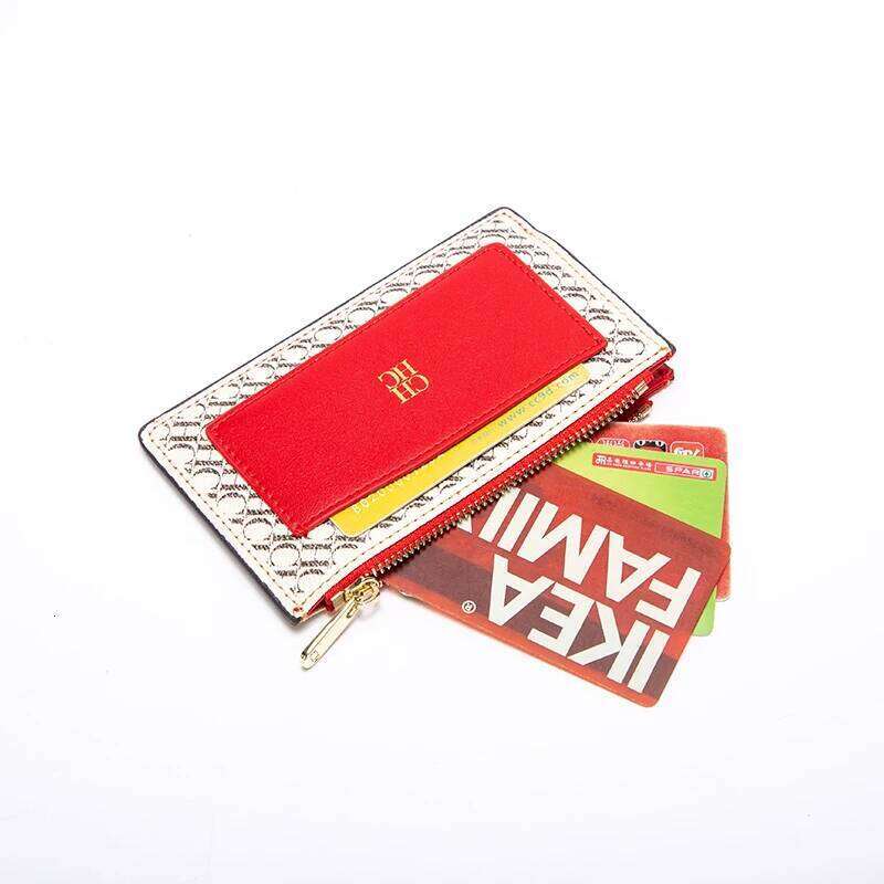Color Blocking Design Fashion Classic Style 2024 Unisex Wallet PC Material Business Office Commuter Card Holder Y260206