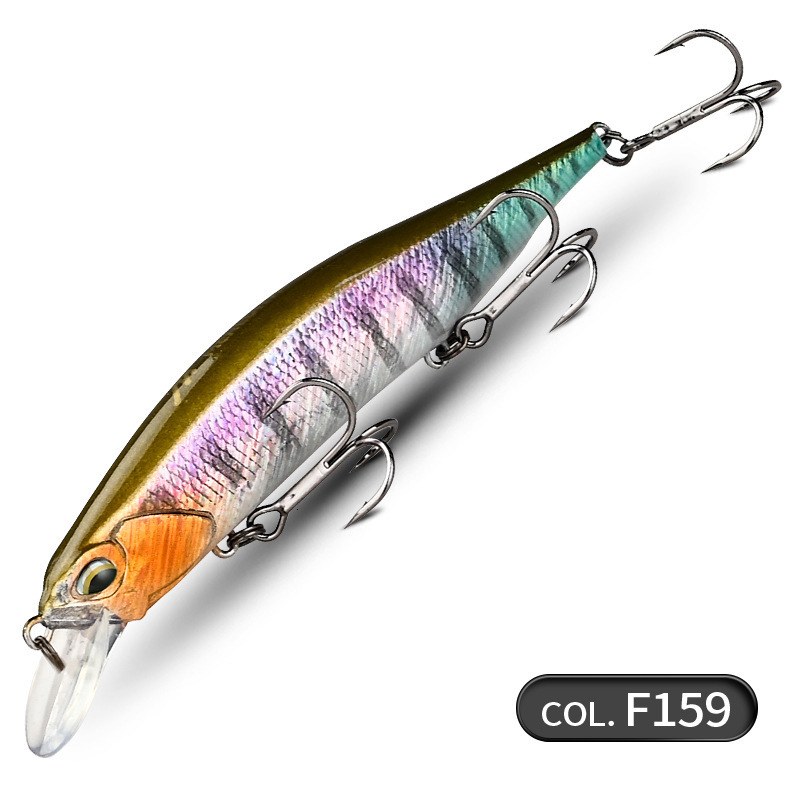 11cm Suspended Minnow Lure Long Casting Lure for Bass Fishing Wild Fishing Lure Snakehead Fishing Sea Fishing Simulation Bait Fish Bait 240315