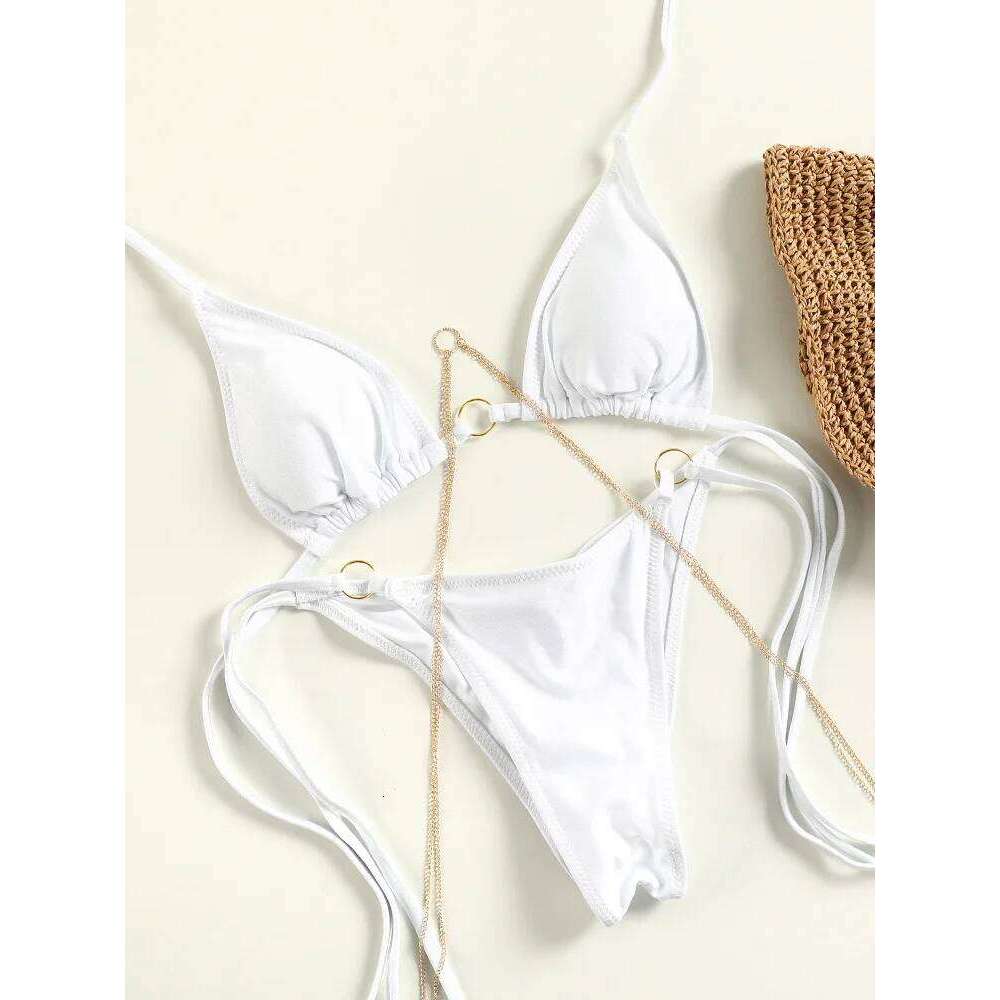 ZRTAK Triangle Bikini Micro Thongs Swimsuit Women Two Piece Swimwear Bandage Bathing Suit Sexy Biquini Brazilian Beachwear Z260206