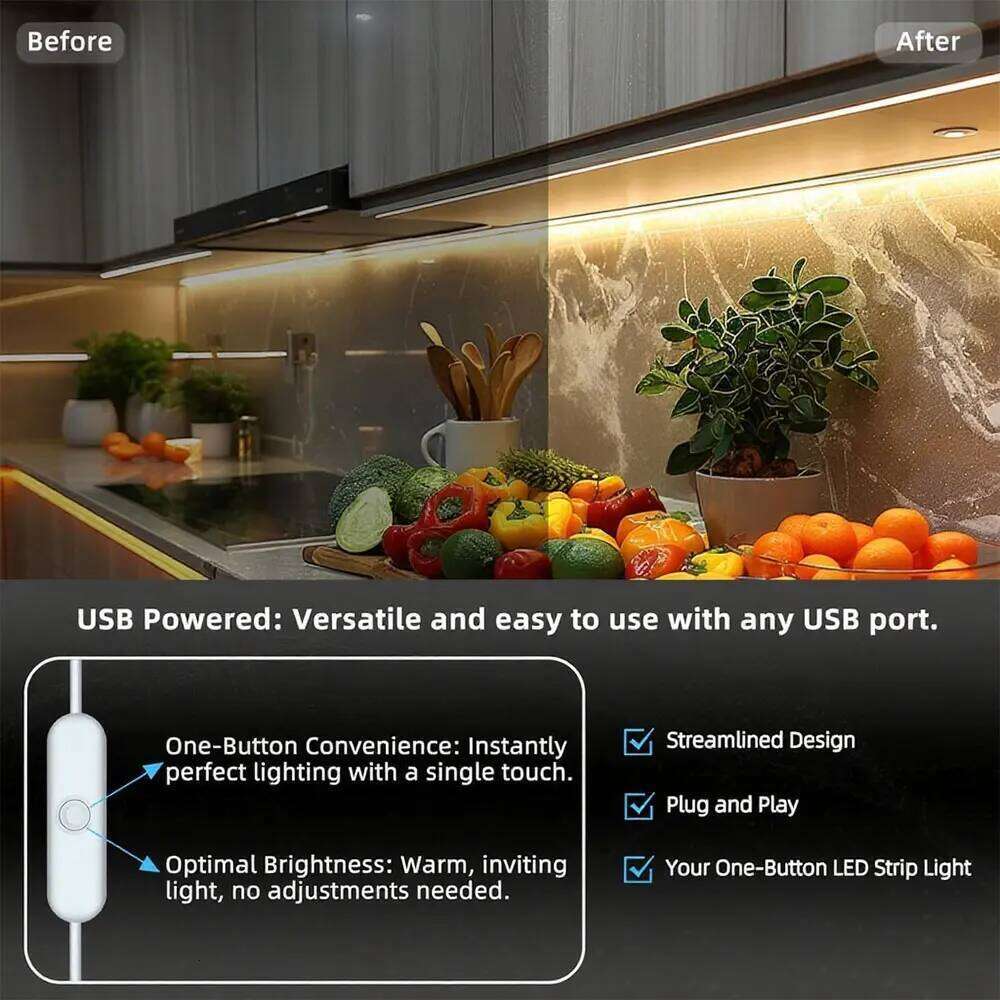 USB 5V FCOB 400LEDs/M LED Strip High-Density Flexible COB Led Light Tape RA90 Warm Cool White Z260206