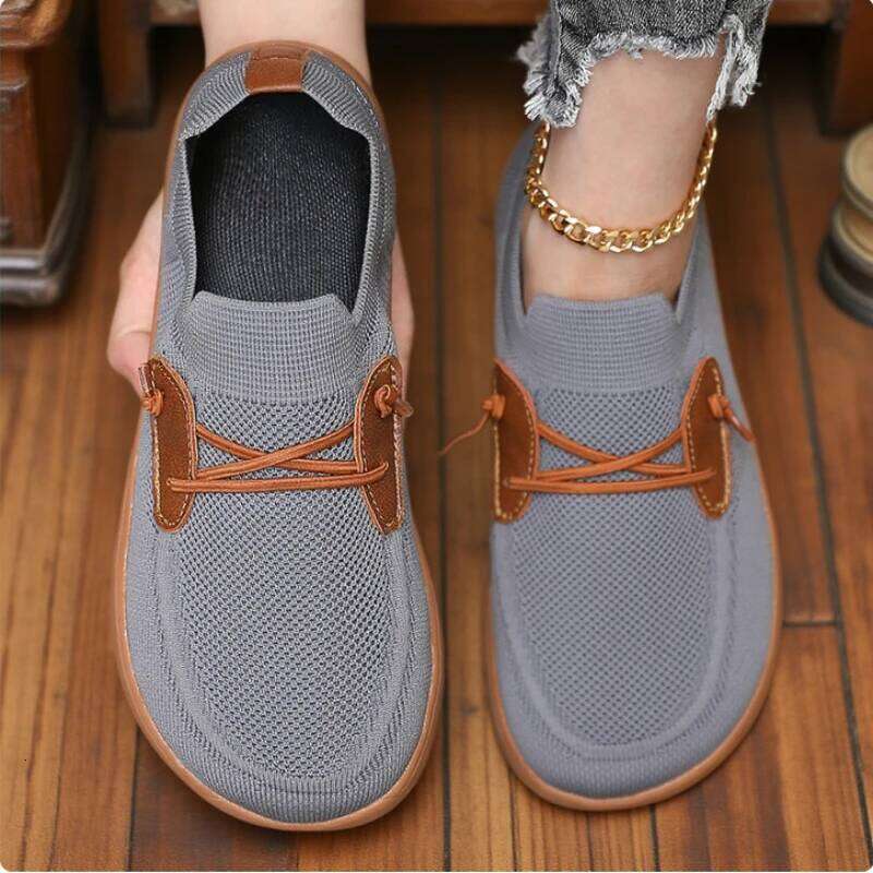 Wide Toe Box Barefoot Shoe for Women Zero Drop Sole Minimalism Walking Breathable Non-slip Flats Loafer Mens Driving Shoes