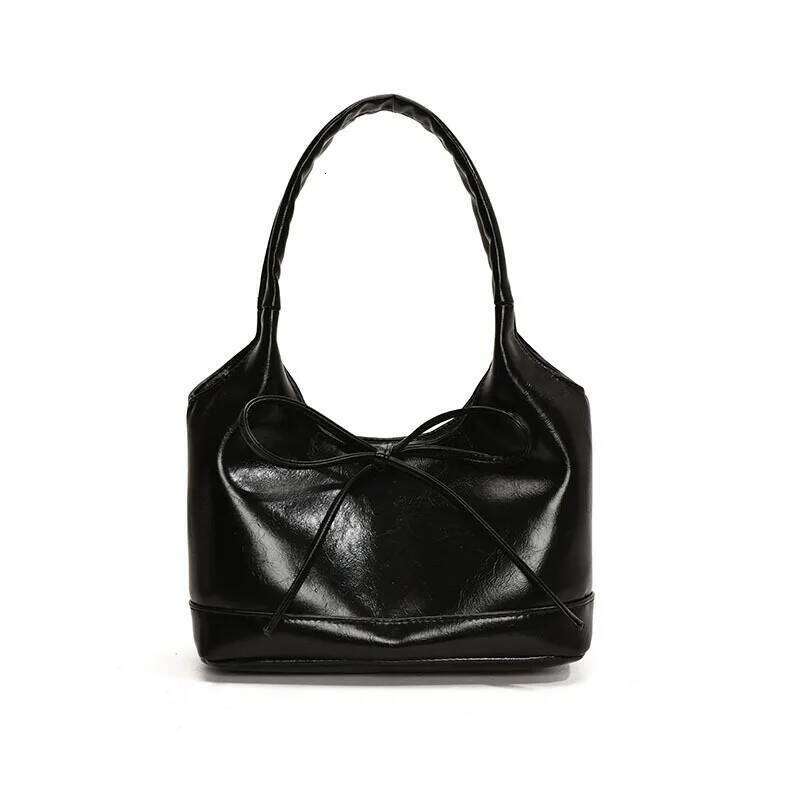 Bow Knot Crossbody for Bucket Bag Trendy Women Shoulder Bags Fashionable Casual Purse and Handbags Sac Y260205