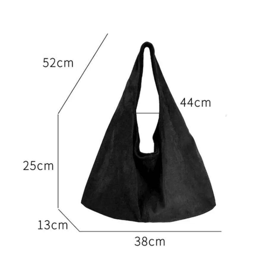 Vintage Faux Suede Hobos Women Shoulder Bags Large Capacity Tote Bag Retro Trend Autumn Big Shopper Purses Handbags 2025 Y260205