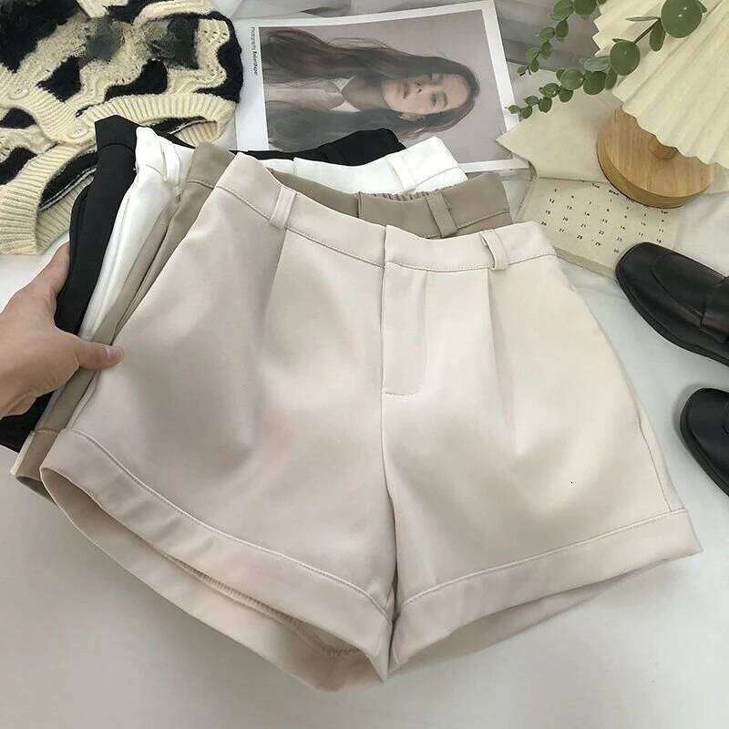Women Shorts All-match Fashion New Arrival Solid Summer Casual Slim High Waist Korean Style Young Comfortable Daily Shopper Fit XJ260206