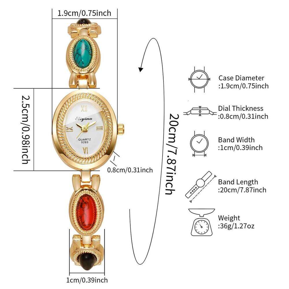 Fashion Oval Dial Women Watches Elegant Rhinestone Bracelet Strap Ladies Wristwatch Reloj Mujer Girls Clock Without Box Z260206