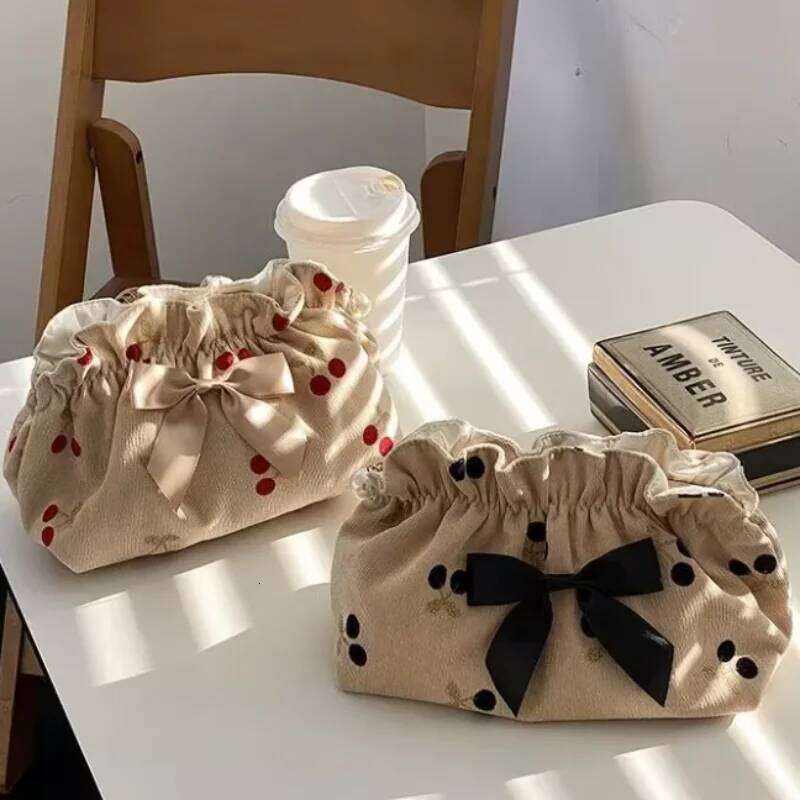 Fashion Women Zipper Makeup Bag Large Capacity Toiletry Travel Organizer Pouch Ladies Printed Make Up Bags Gift Y260206