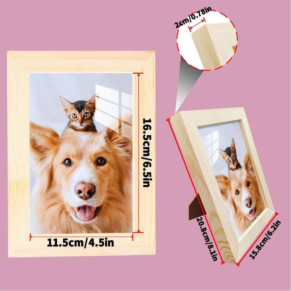 1pc Custom Photo Frame, Multiple Size Options, Can Be Wall-Mounted Picture Frames, Personalized Commemorative Gift, Home Decorations S260205