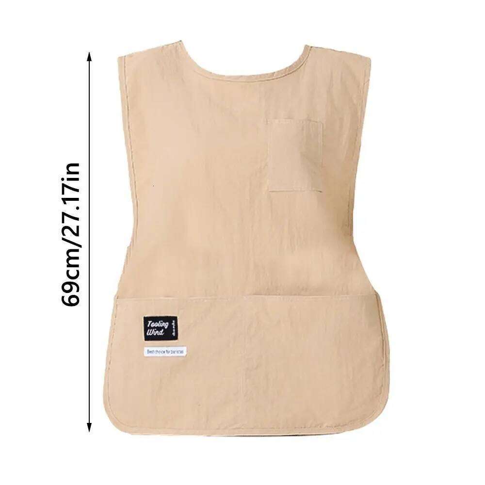 Japanese style restaurant and flower shop waitress craft painting baking cobbler apron for men women Workwear S260205