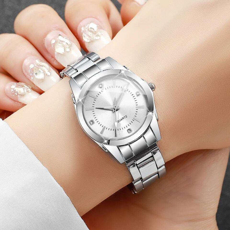 Fashion Rhinestone Women Casual Quartz Wrist Watches For Ladies Clock Reloj MujerWithout box Z260206