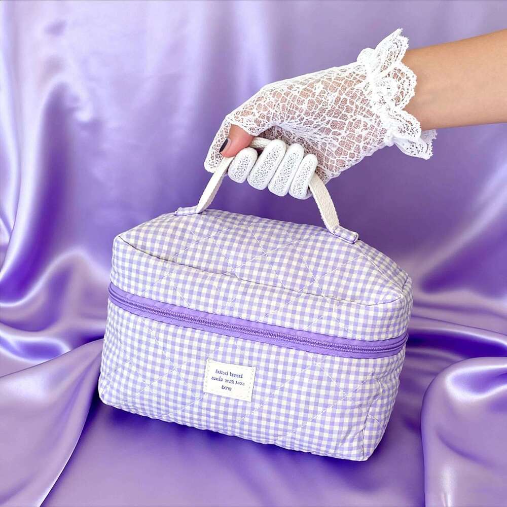 and Cosmetics Organizer Red Women's Bag Gifts for Women Makeup Bags Travel For Traveling Large Capacity Pouch Y260206