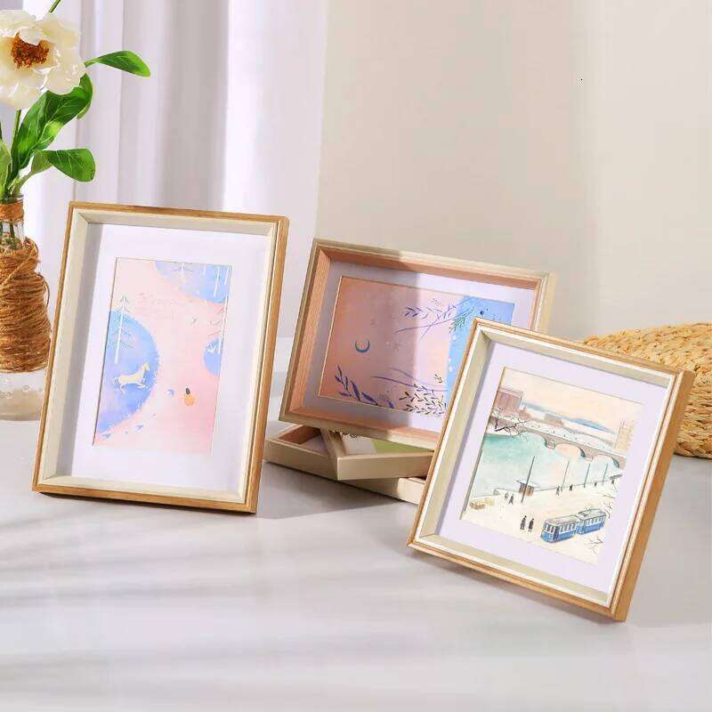 Minimalist Photo Versatile A4 Tabletop Display Wall Mount Picture Frame - Stylish Decoration for & Office Home Decor S260205