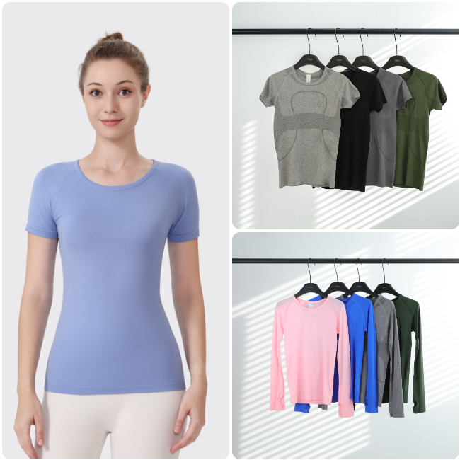 workout clothes women swiftly tech t shirt High Elastic Breathable Running Align Top Quick Drying Seamless swiftlys tech long sleeve Sports Gym clothes yoga pants