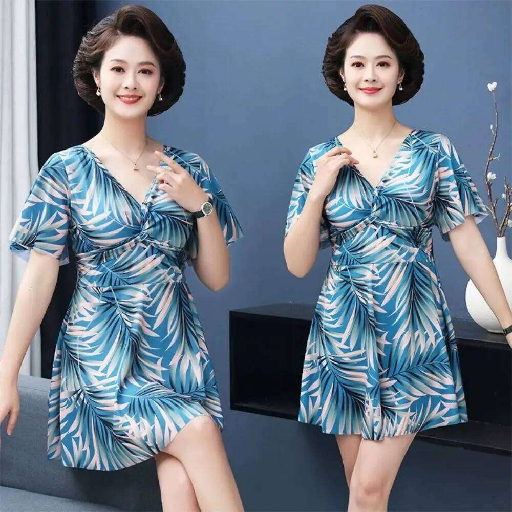Slimming Design Women's Plus Size Floral Korean Style Bikini High-End Feel Separate Pieces Thermal Spring Swimsuit Z260206