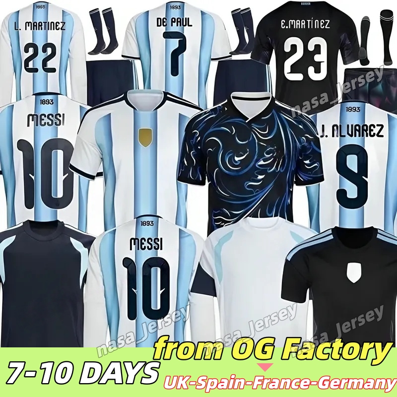 3XL 4XL 2026 World cup ArgENtiNAS Soccer Jerseys MESSIS Camisetas MAC ALLISTER Kids Kit 2026 National Team Player Football Shirt DI MARIA LAUTARO MARTINEZ 3 Stars