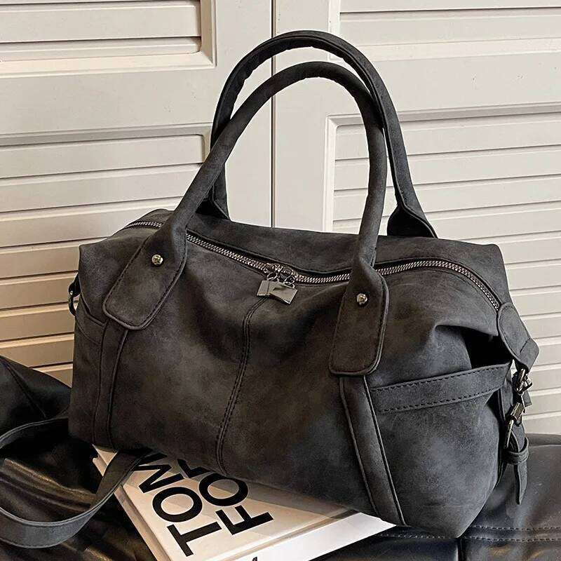Large Capacity 2026 New Casual Versatile Texture Single Cross Shoulder Business Women's Handheld Travel Bag Y260205