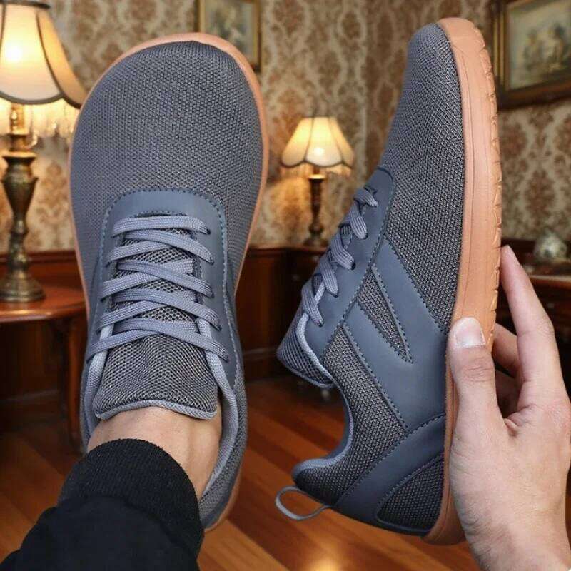 Minimalist Wide Toe Men's ComfortableTrail Anti Slip Walking Sneakers 2025 New Fast Drying Outdoor Off-road Running Shoes