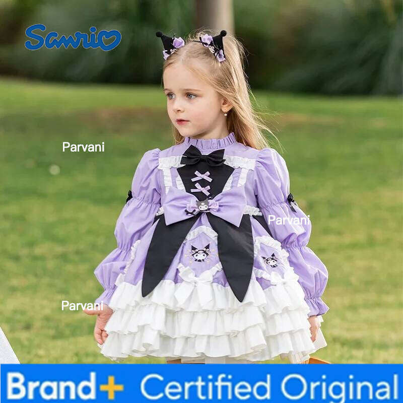 Sanrio Baby Girls Spring Lolita Dress for Birthday Easter Party Clothes Children Spanish Dresses Infants Turkish Boutique Ball Gowns H260206 - view 5
